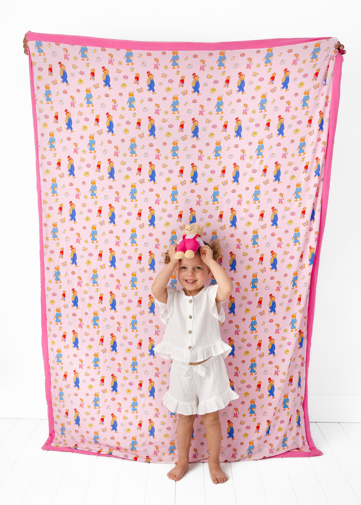 Berenstain Bears® Floral Large Quilted Bamboo Blanket