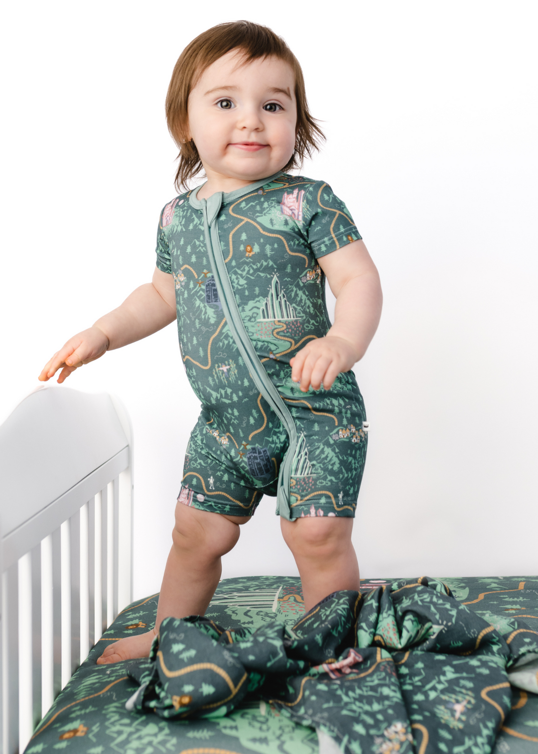 Emerald City Shortie Romper