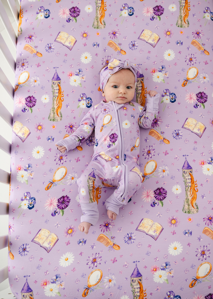 Rapunzel Bamboo Crib Sheet