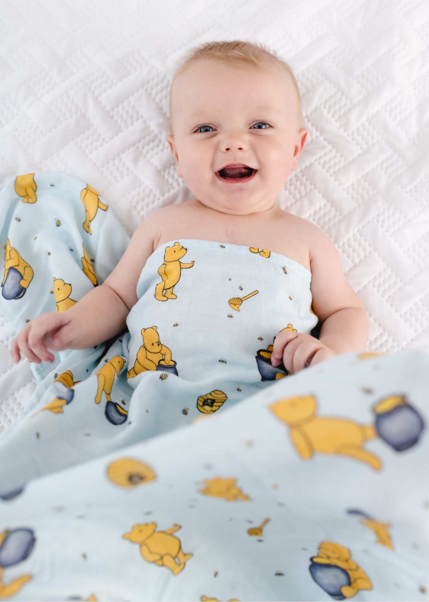 Blue swaddle blanket best sale