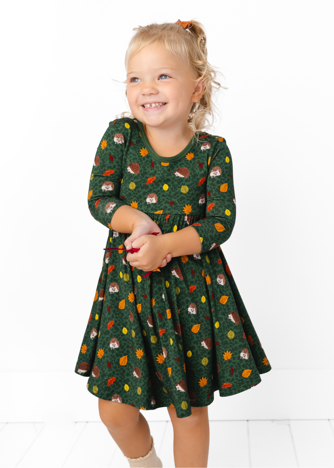 Hedgehogs Bamboo Twirl Dress