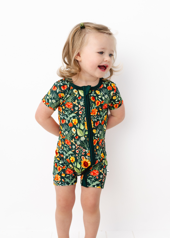 Flower Fields Shortie Romper