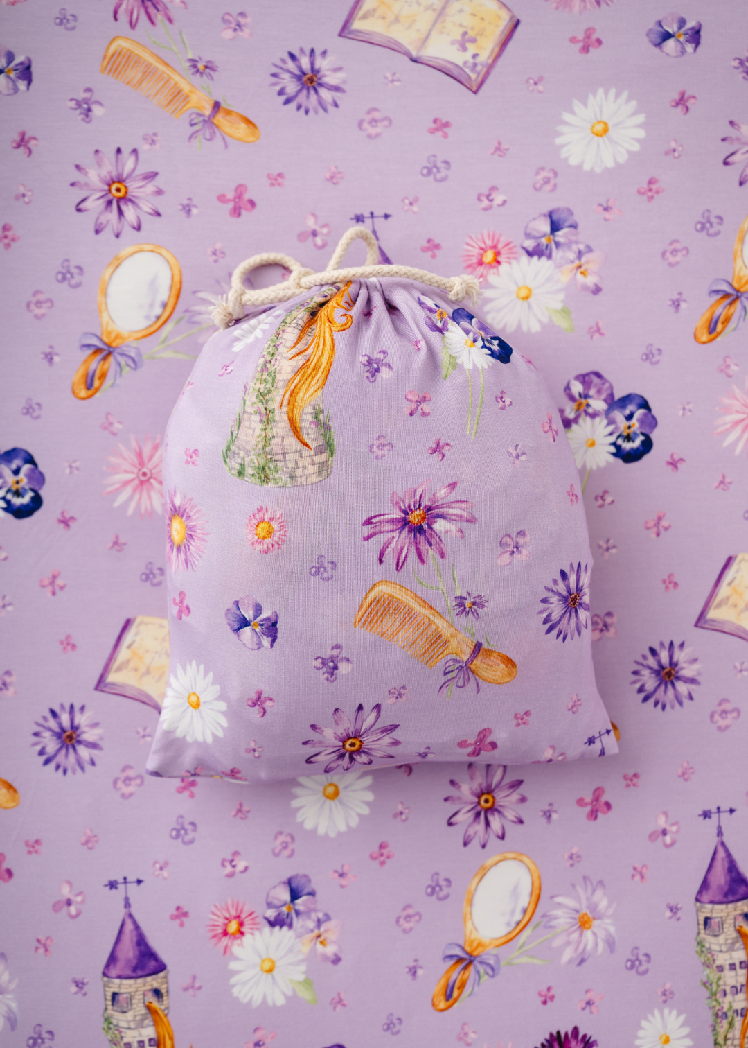 Rapunzel Twin Fitted Sheet & Pillowcase *PREORDER*