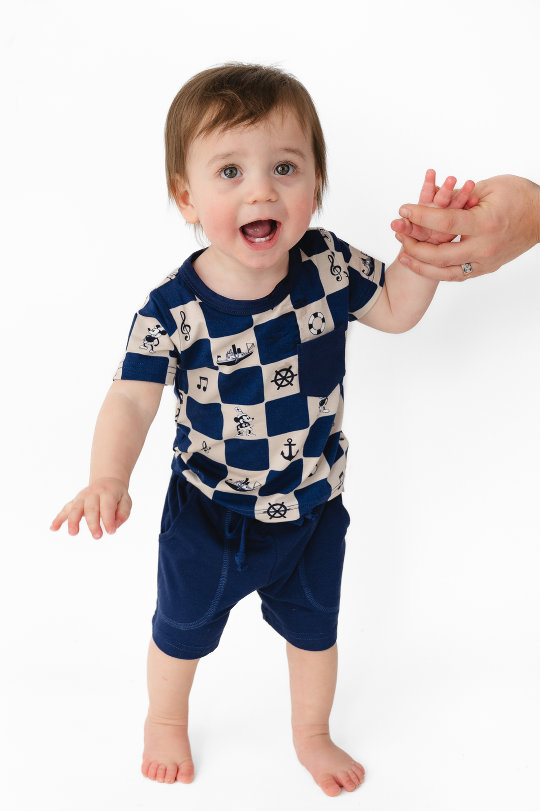 Steamboat Willie Pocket Tee & Short Sets