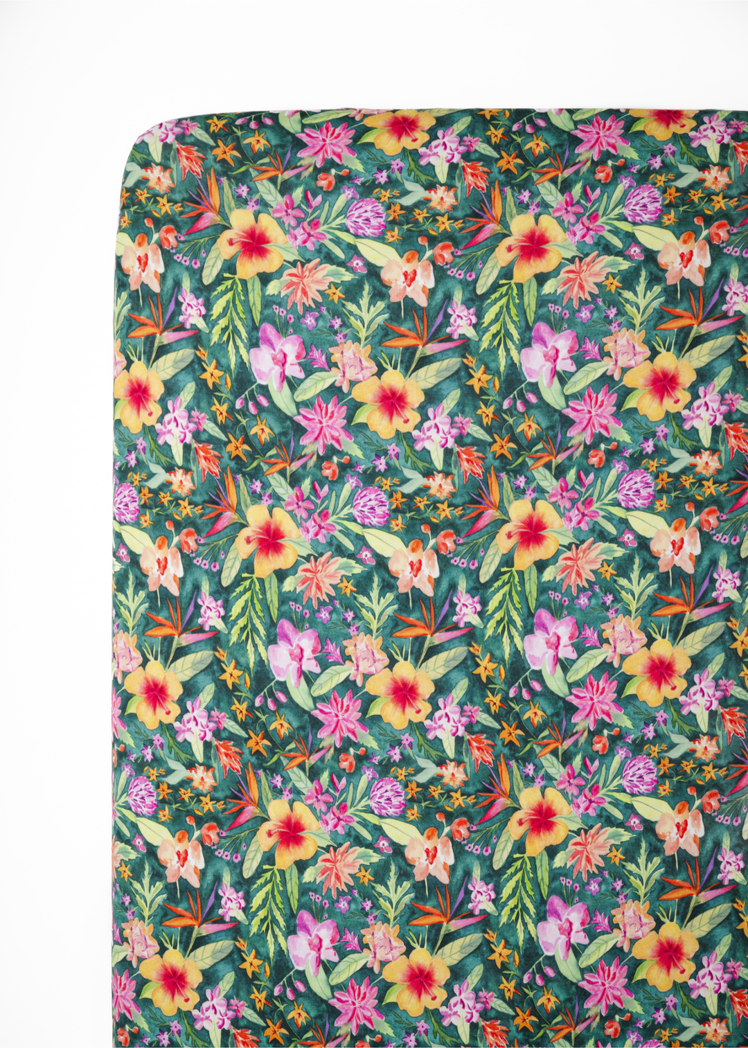 Ashley Floral Bamboo Crib Sheet