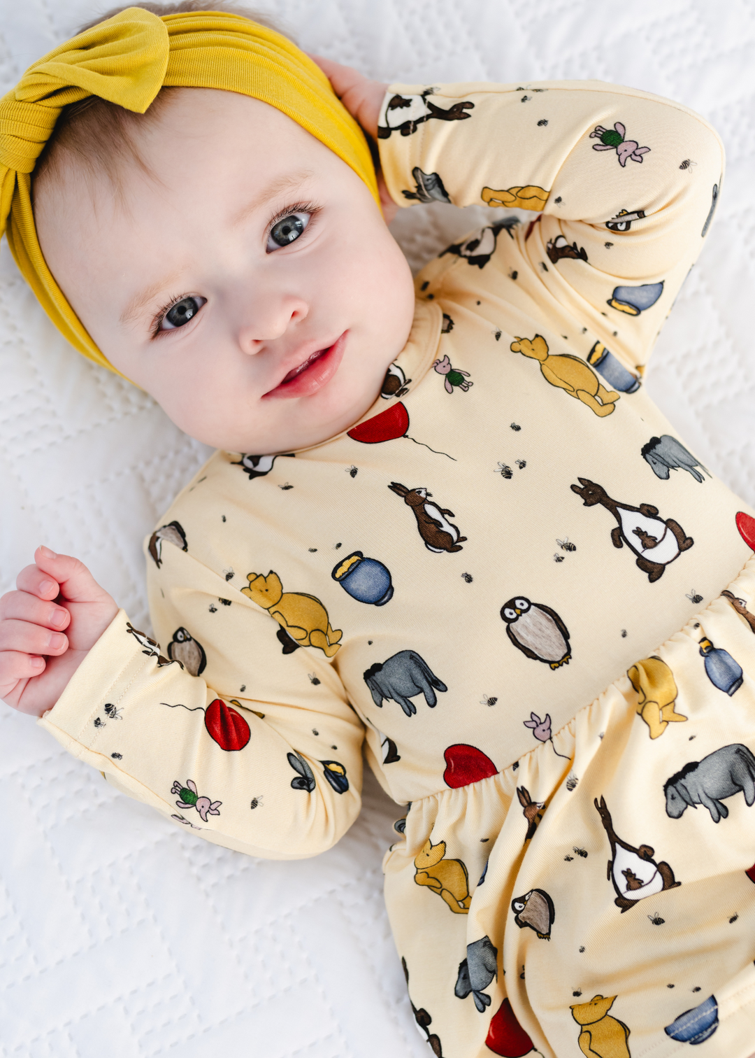 Silly Ole Bear Long Sleeve Baby Dress