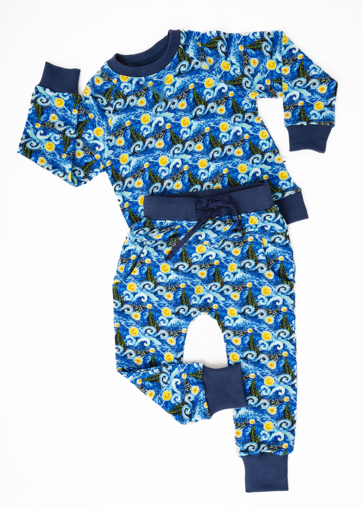 Starry Night Kids Jogger Set
