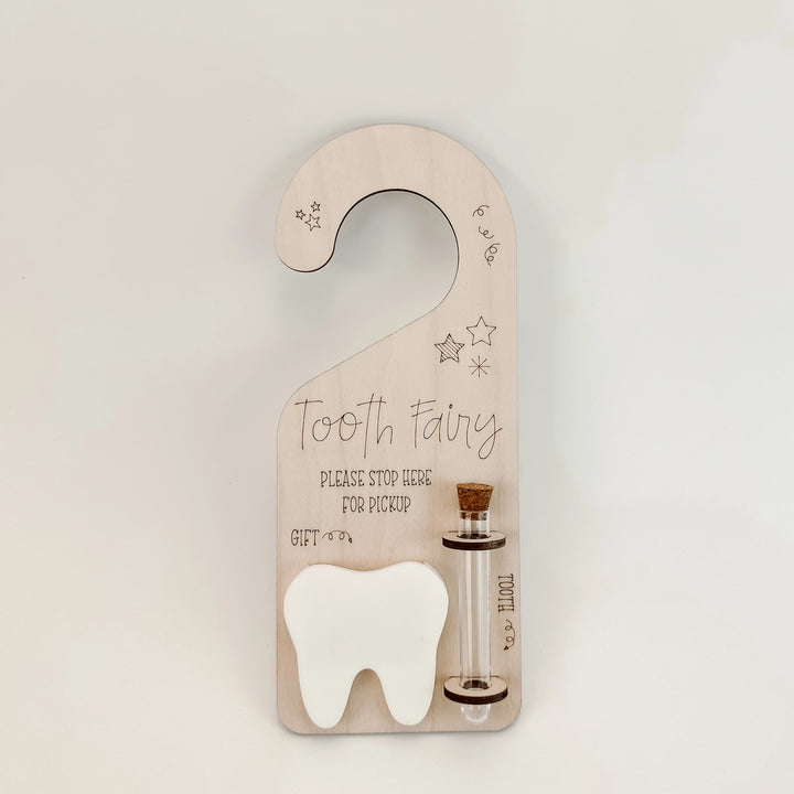 Tooth Fairy Wooden Door Hanger