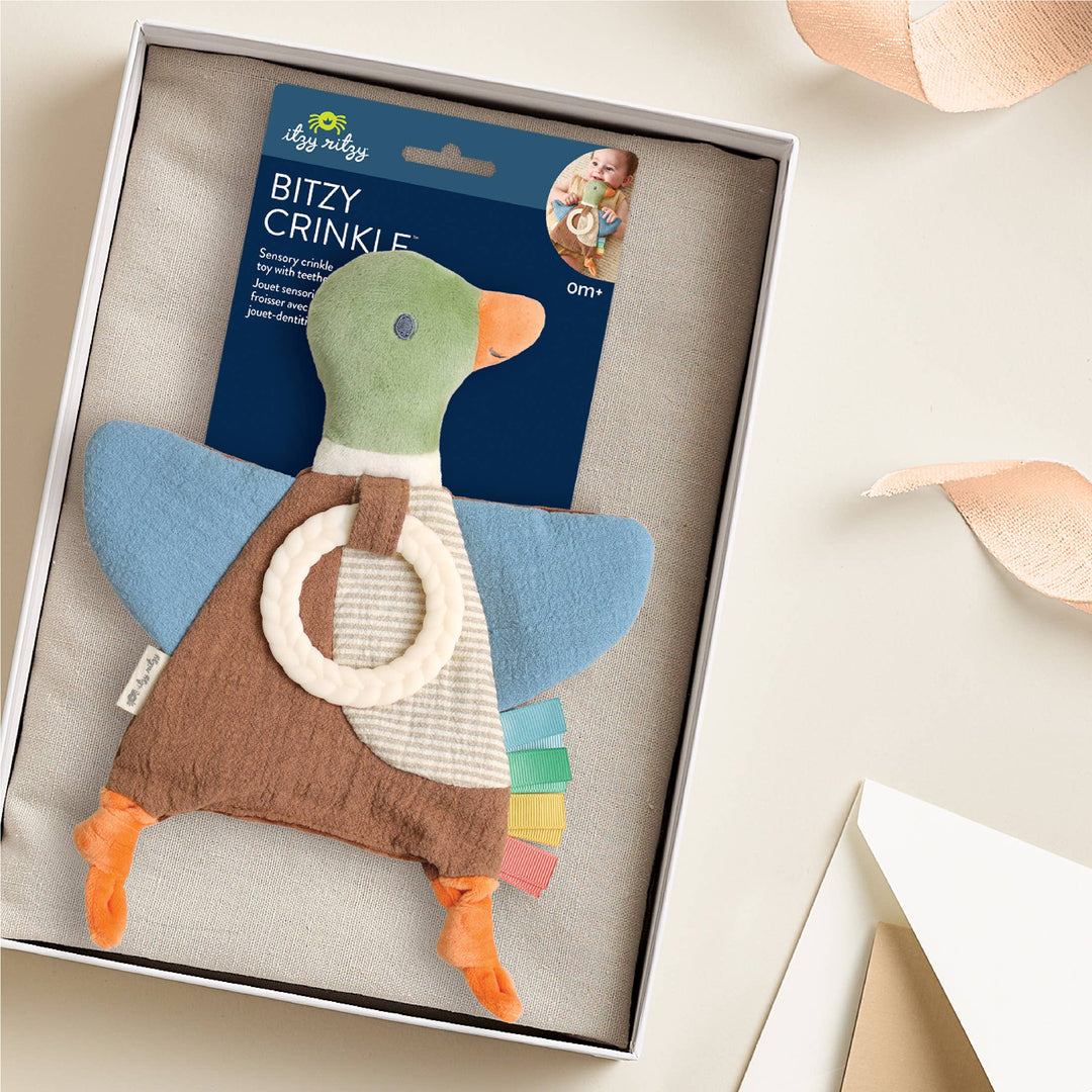 Mallard Duck Bitzy Crinkle™ Itzy Ritzy