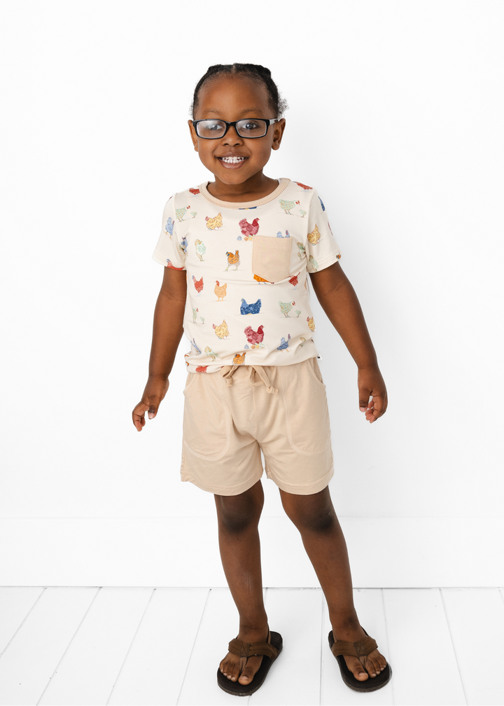 Chickens Pocket Tee & Short Set