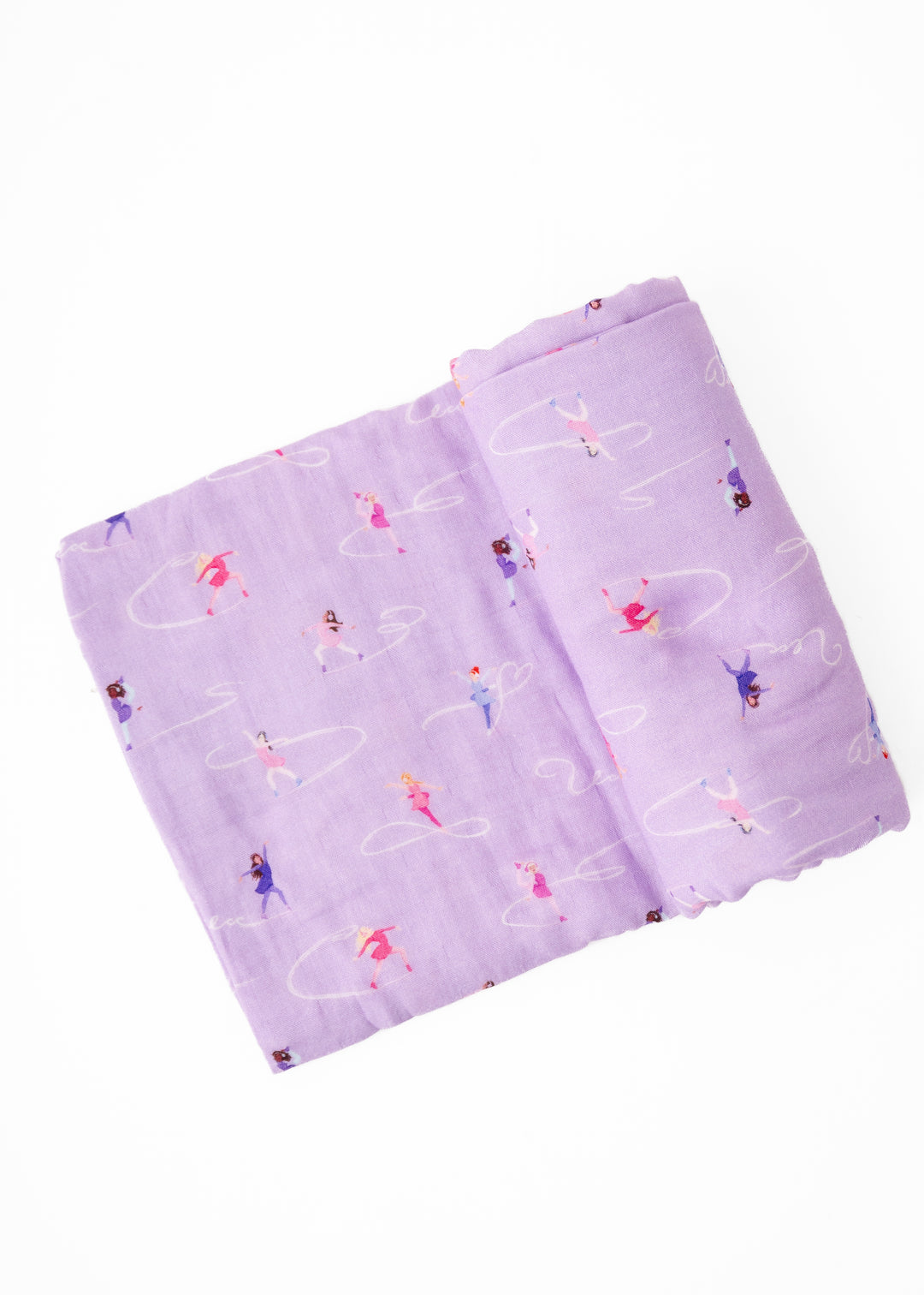Ice Skating Swaddle Blanket