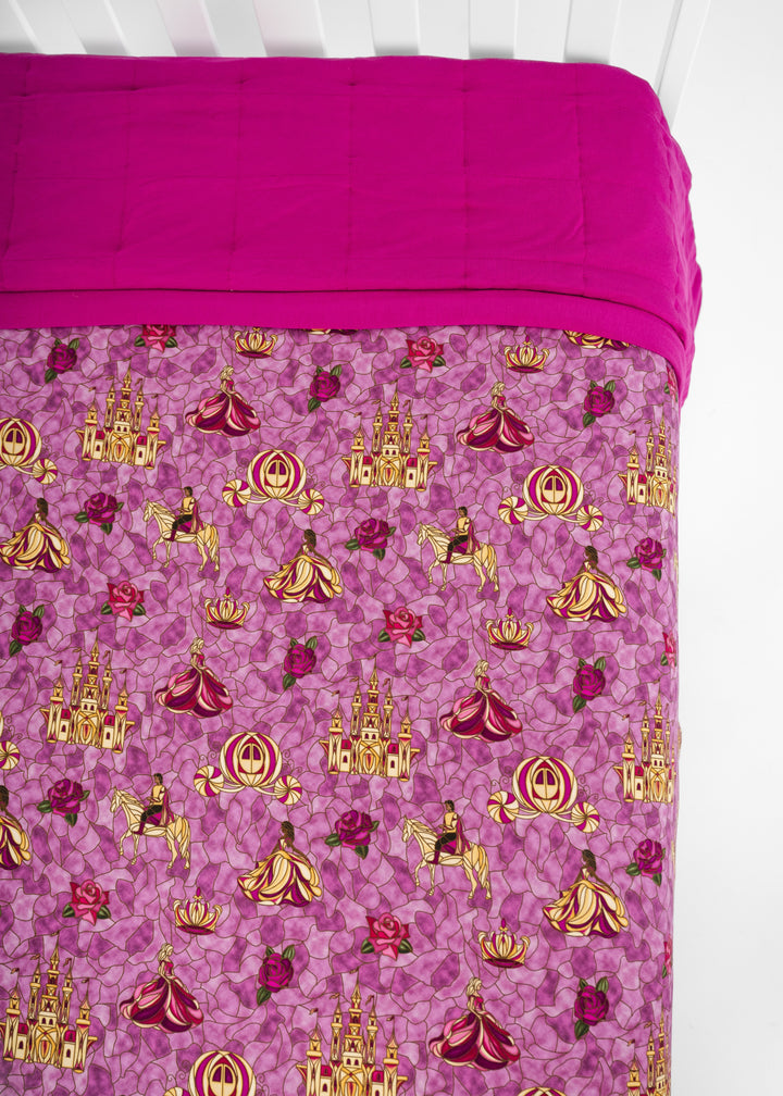 Royal Stained Glass Large Quilted Bamboo Blanket