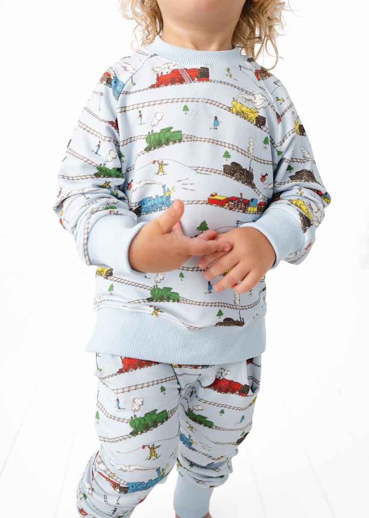 Little Engine that Could Bamboo Kids Jogger Set