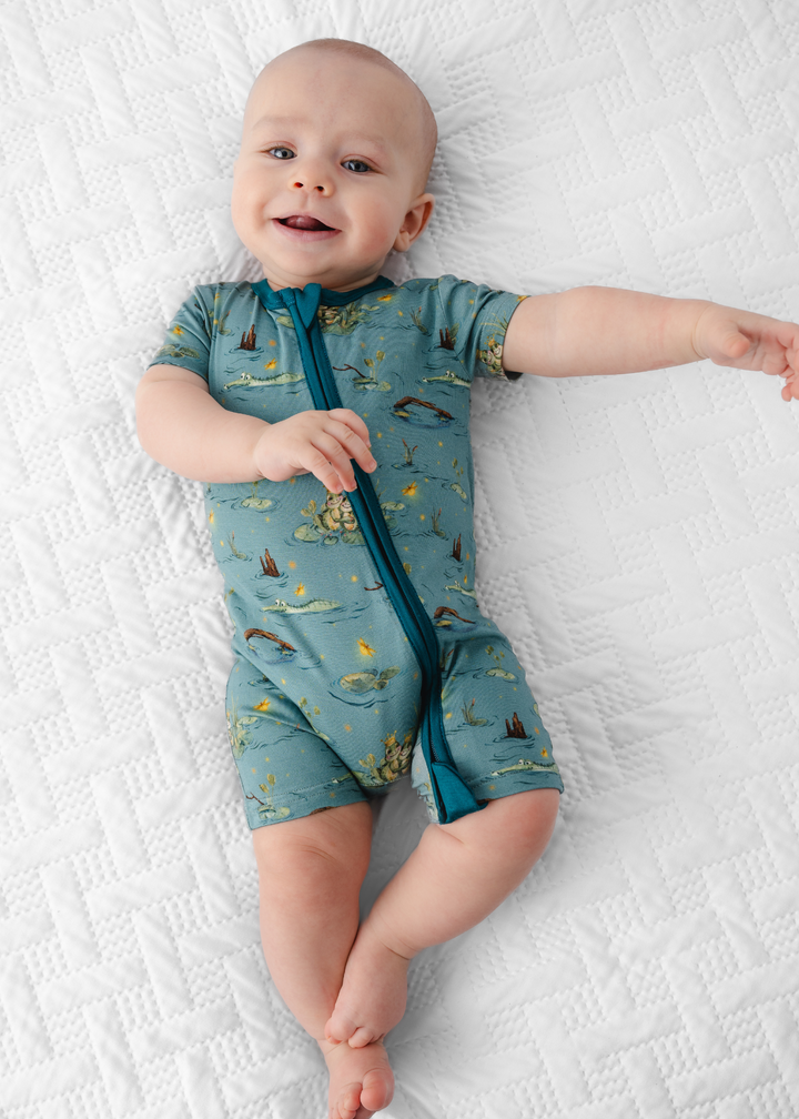 Frog Prince Shortie Romper