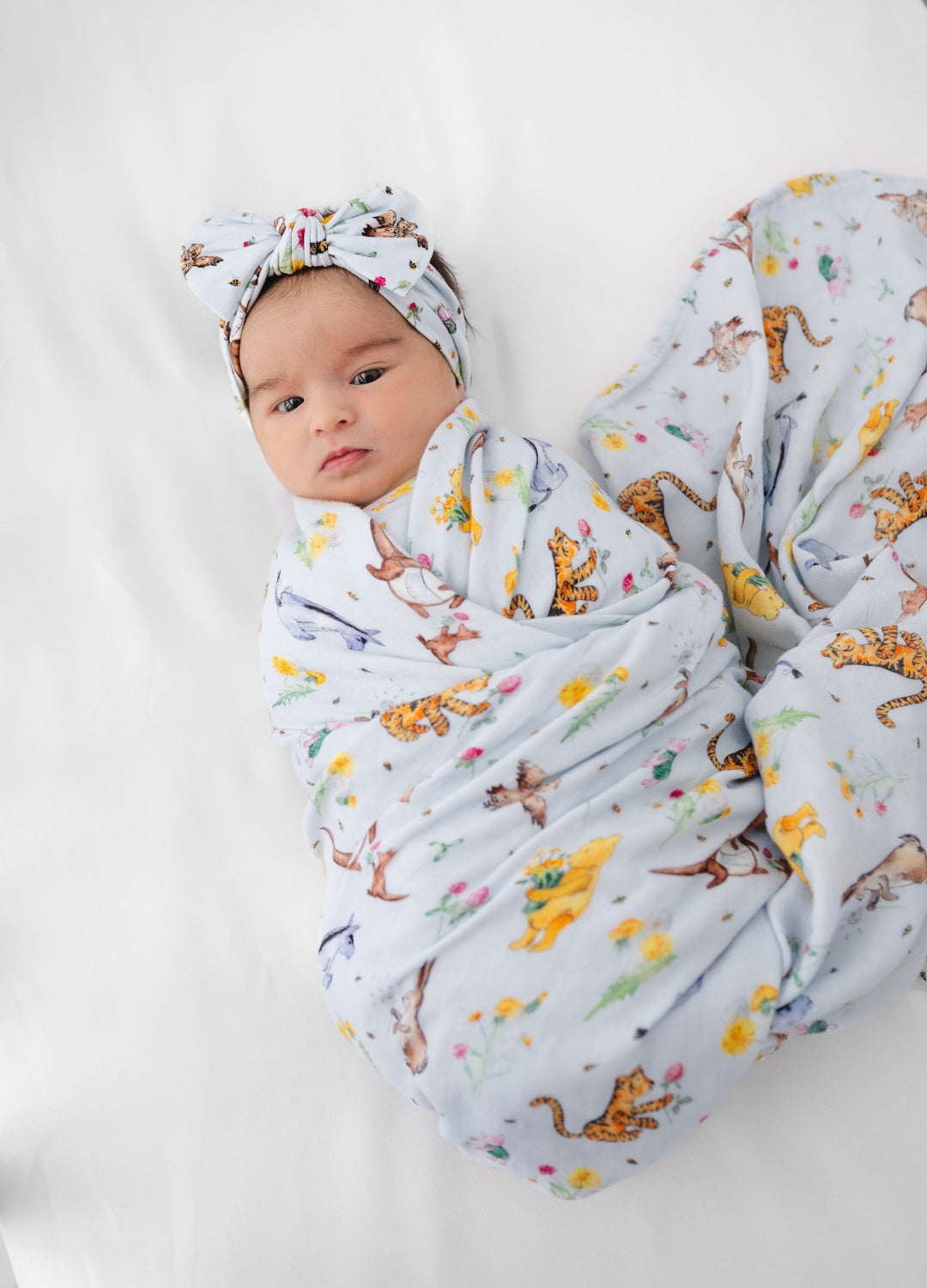 Winnie-the-Pooh in Bloom Swaddle Blanket