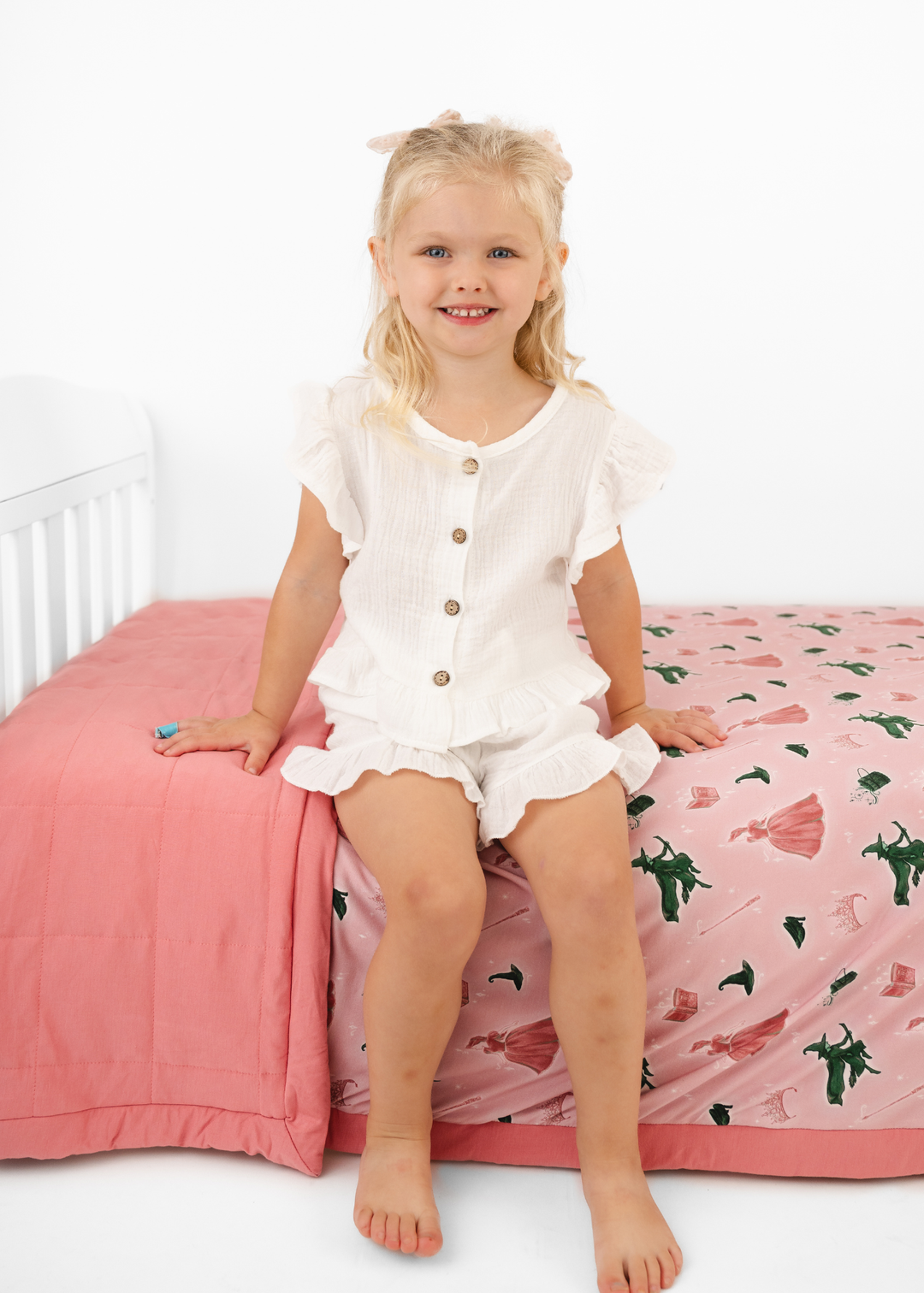 Good Witch Bad Witch Large Quilted Bamboo Blanket
