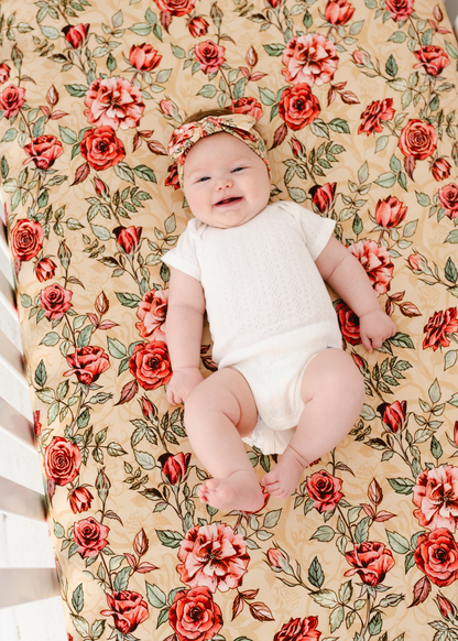 Vintage bamboo crib best sale