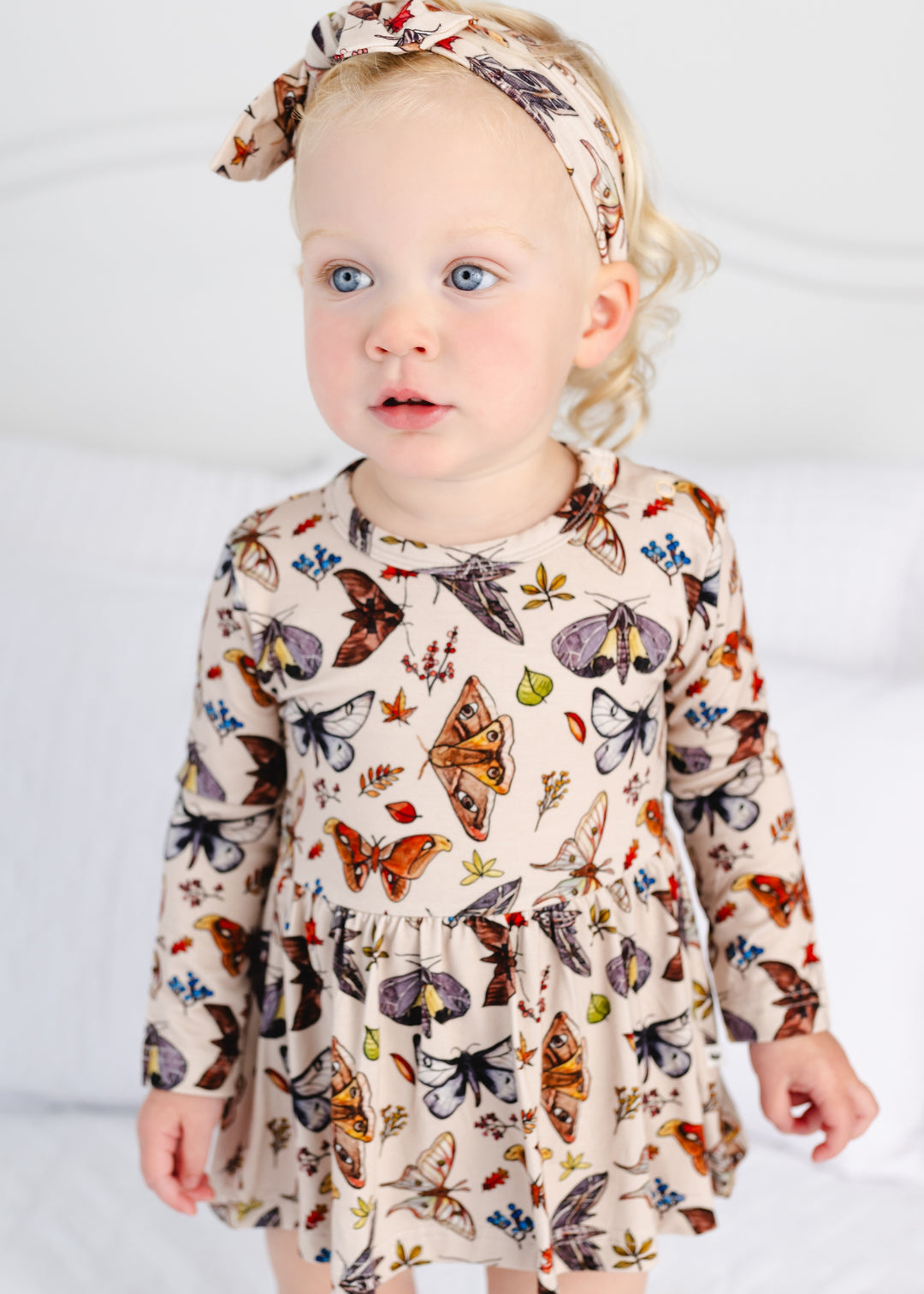 The Moths Cream Baby Dress