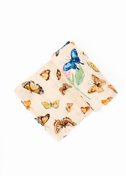 Kensington's Butterflies Swaddle Blanket