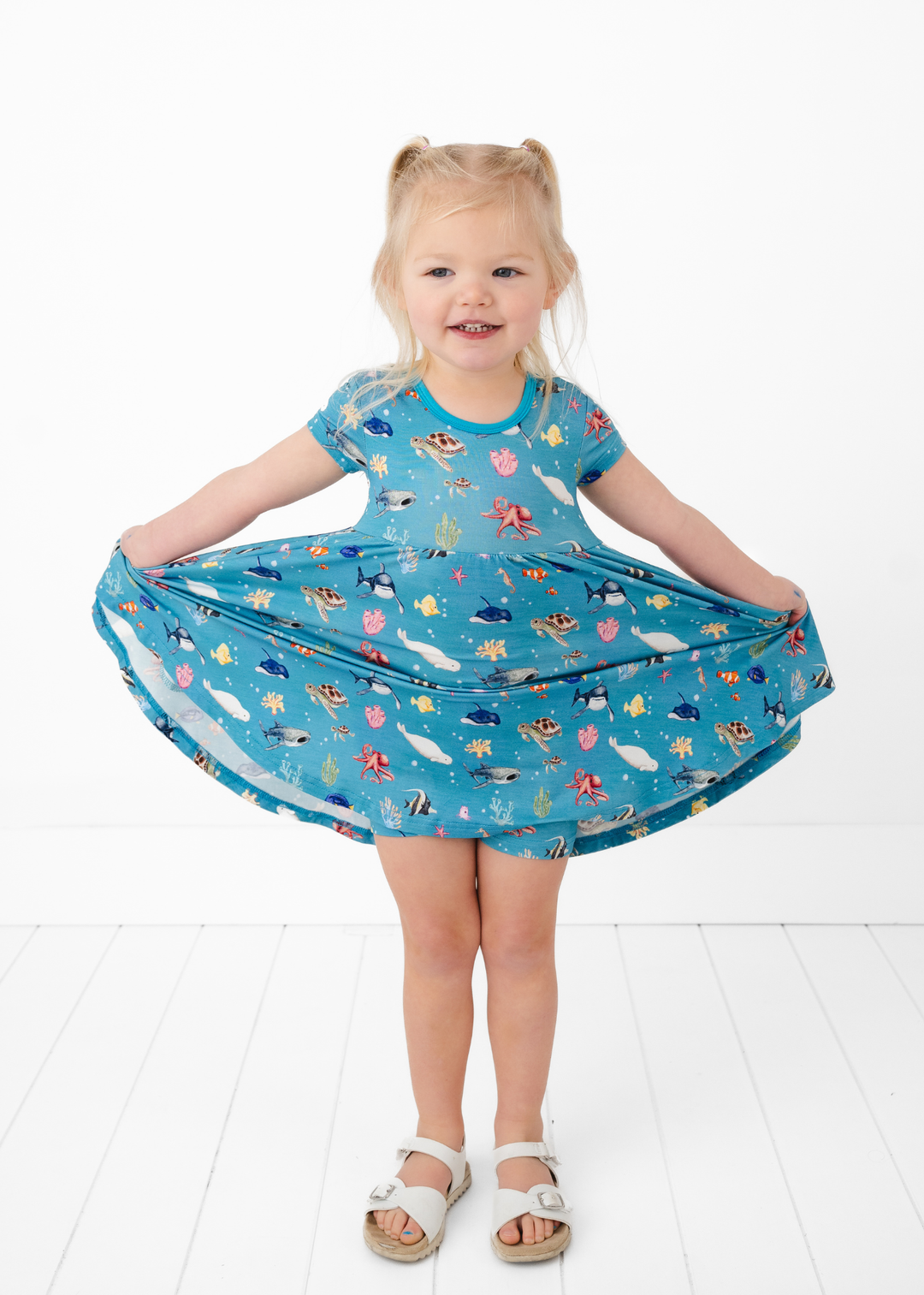 Fish are Friends Bamboo Twirl Dress