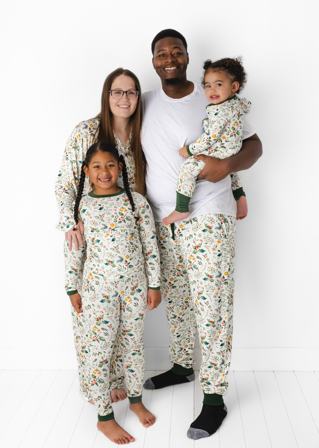 Holly Jolly Christmas Bamboo Kids Jammies