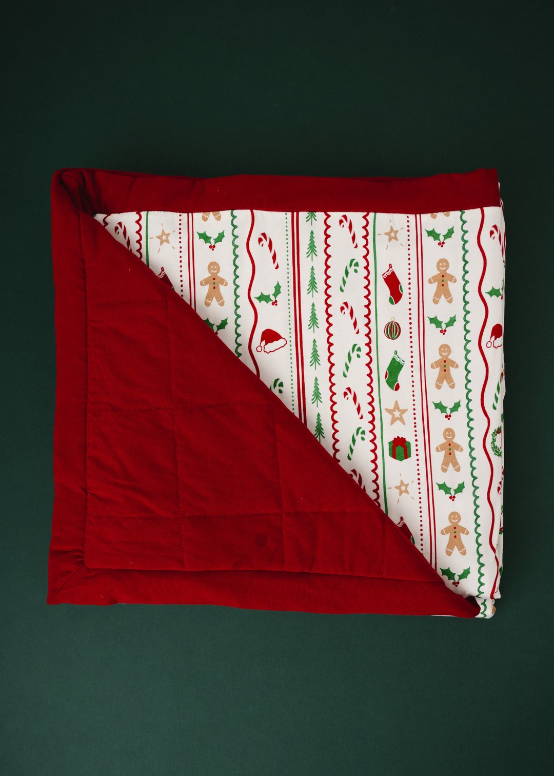 *PREORDER* White Christmas Large Quilted Bamboo Blanket