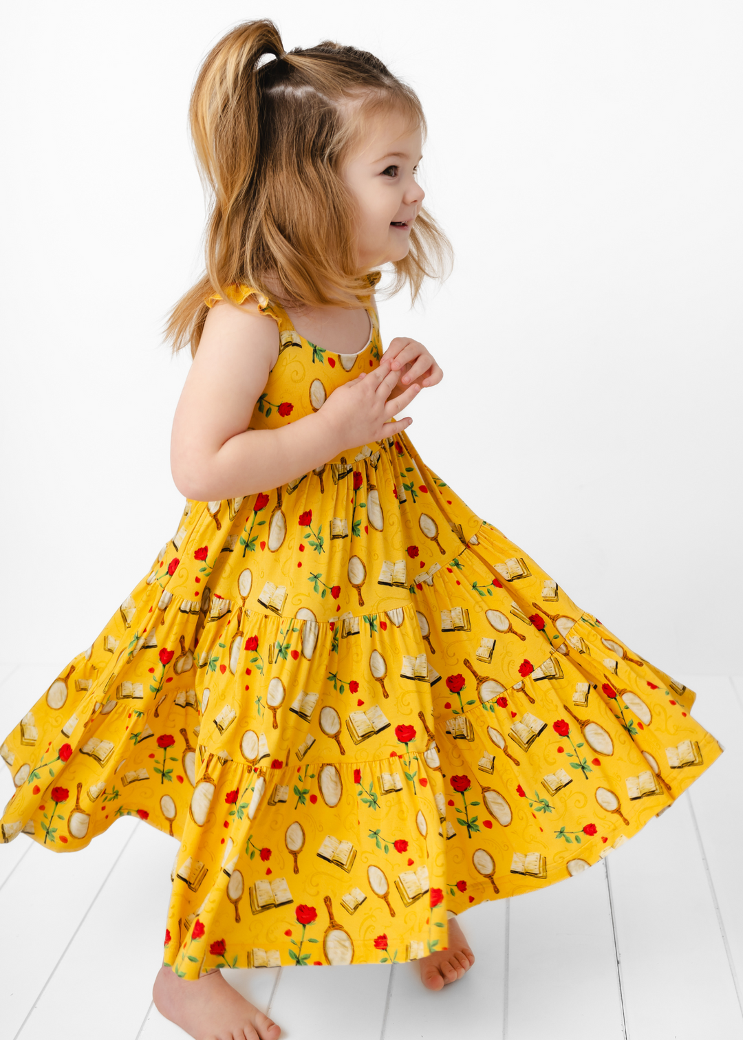 Beauty Bamboo Tiered Twirl Dress