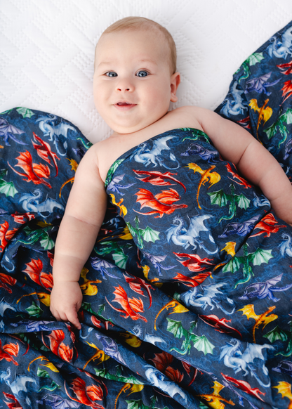 Dragon Flight Swaddle Blanket