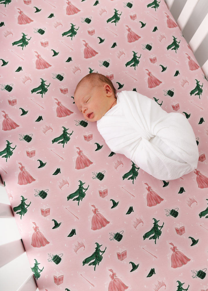 Good Witch Bad Witch Bamboo Crib Sheet
