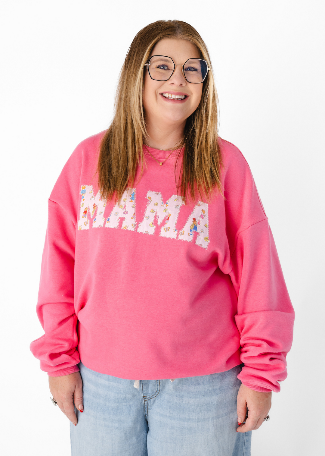 MAMA Crewneck Sweatshirt - Berenstain Bears Floral