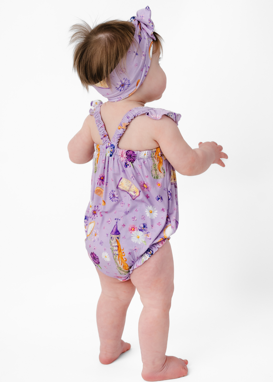 Rapunzel Baby Bubble Romper