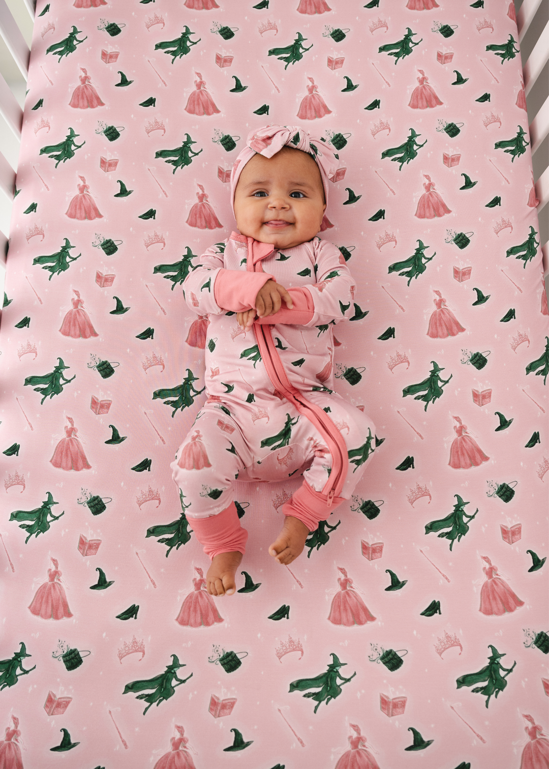 Good Witch Bad Witch Bamboo Crib Sheet