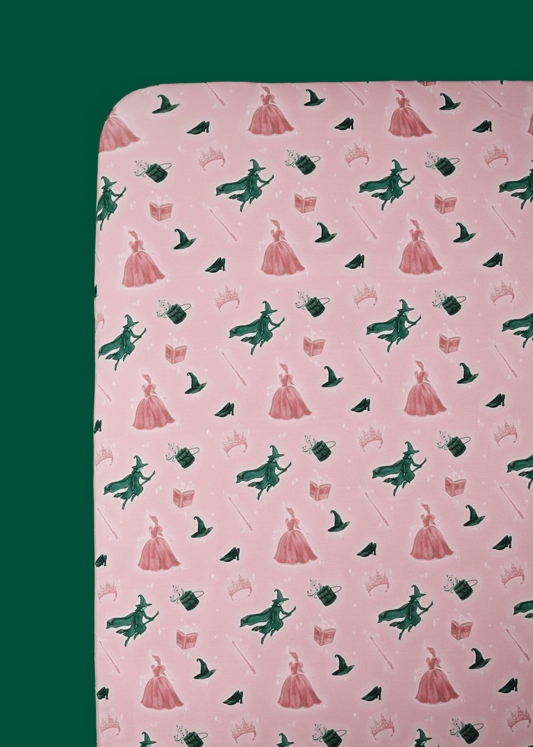 Good Witch Bad Witch Bamboo Crib Sheet