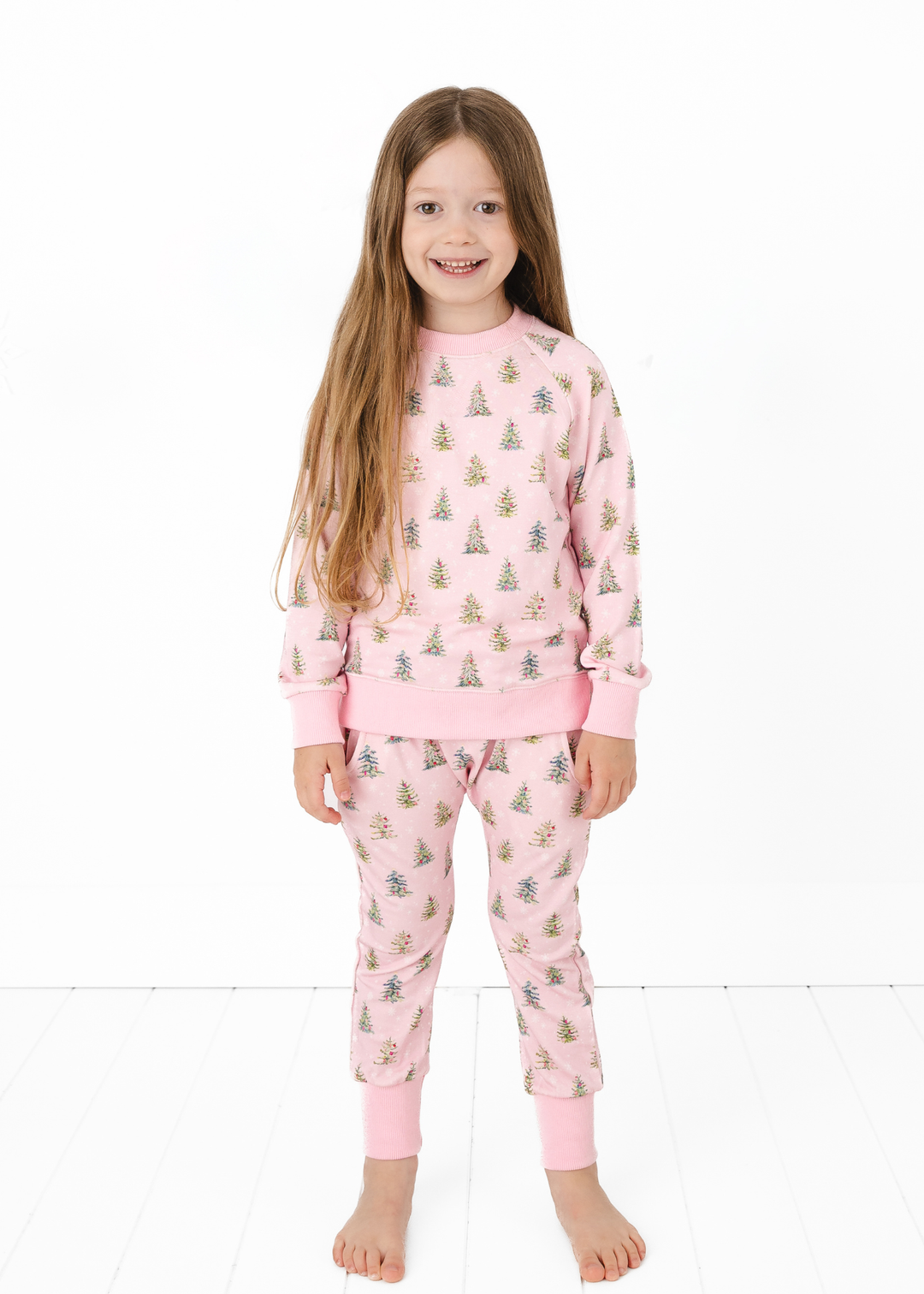 *PREORDER* Pretty Pink Christmas Kids Jogger Set