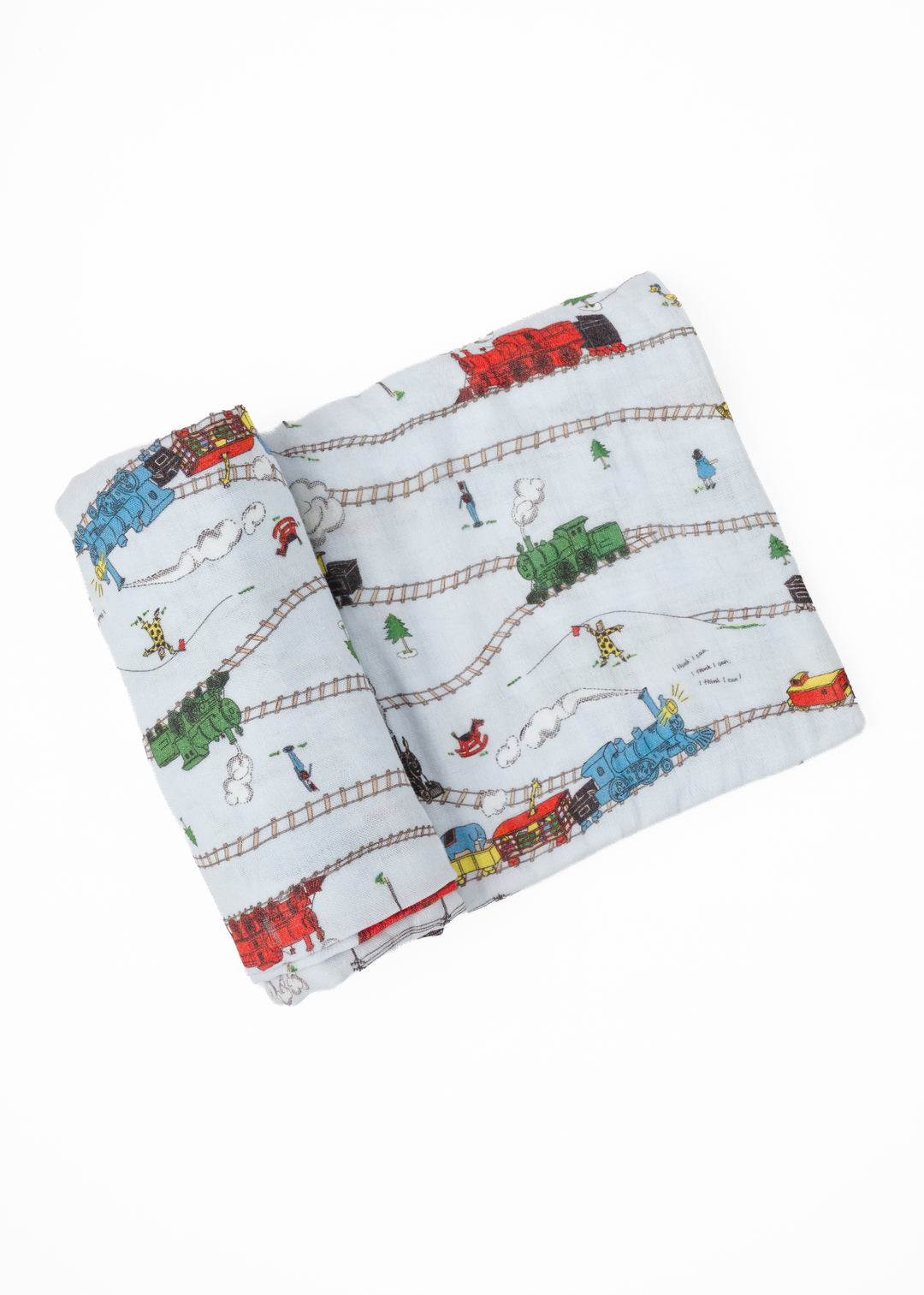 Little Engine that Could Baby Swaddle Blanket