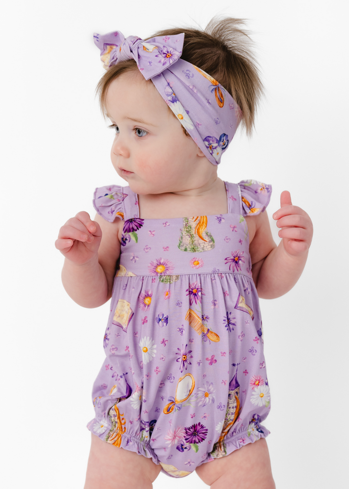 Rapunzel Baby Bubble Romper