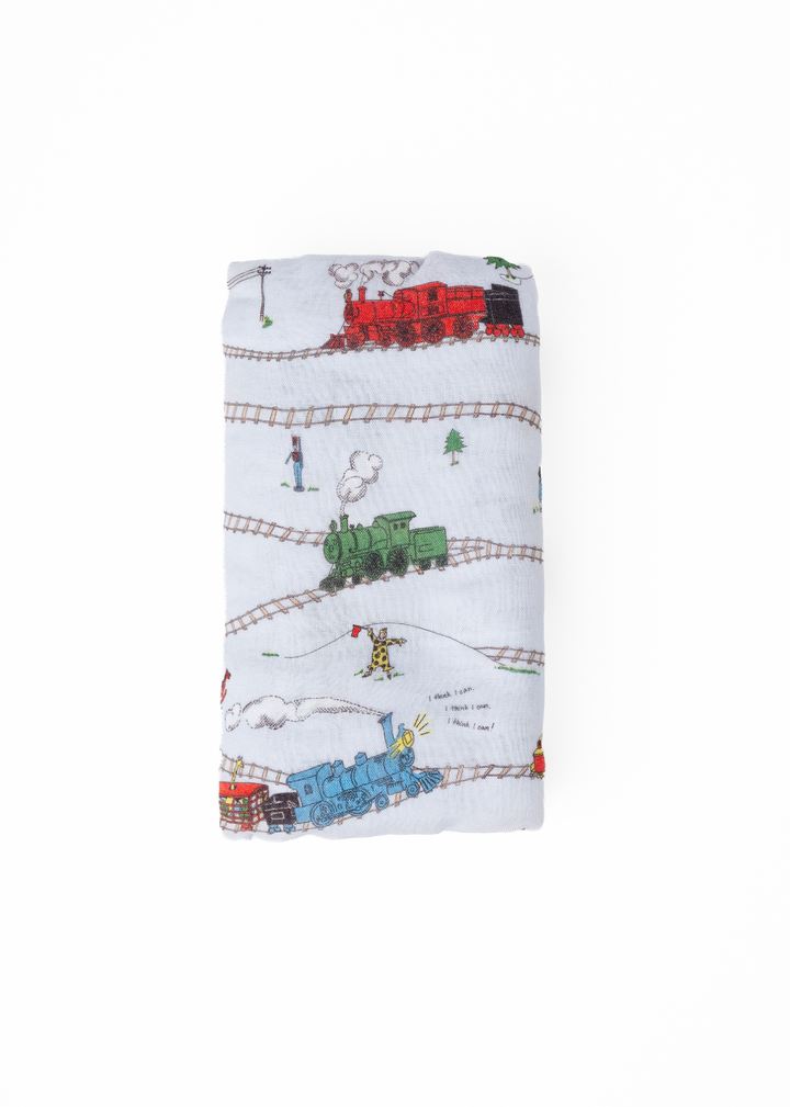 Little Engine that Could Baby Swaddle Blanket
