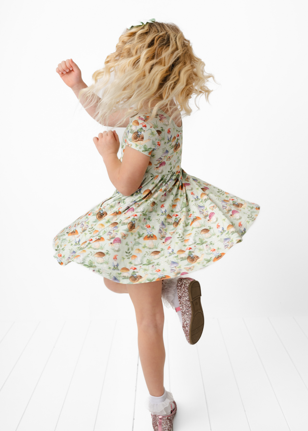 Gnomes Bamboo Twirl Dress