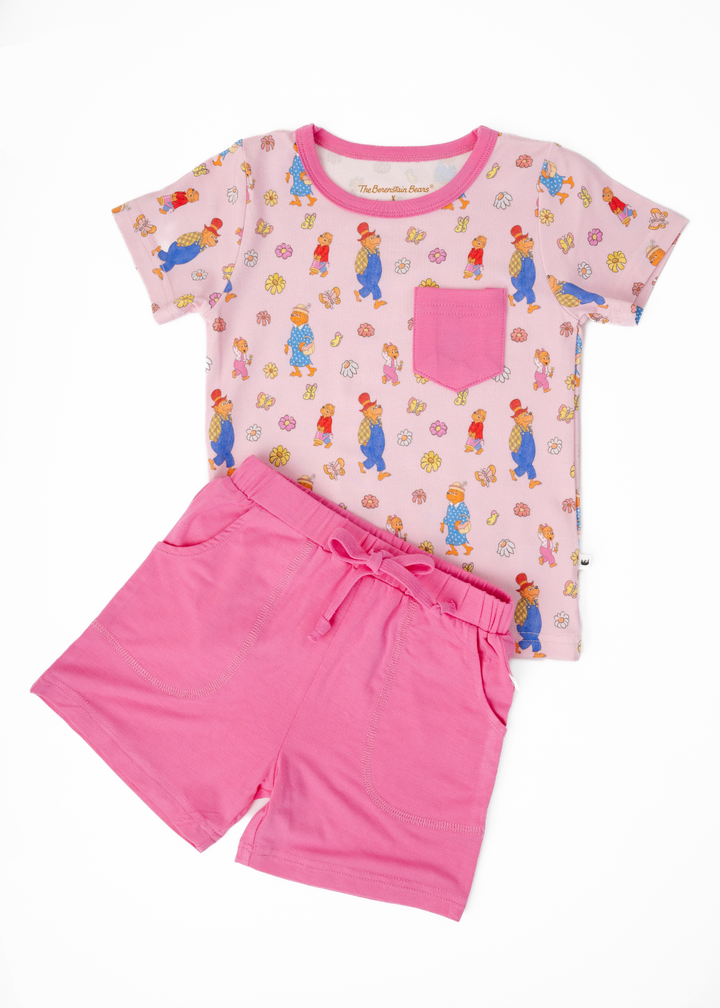 Berenstain Bears® Floral Pocket Tee & Short Sets