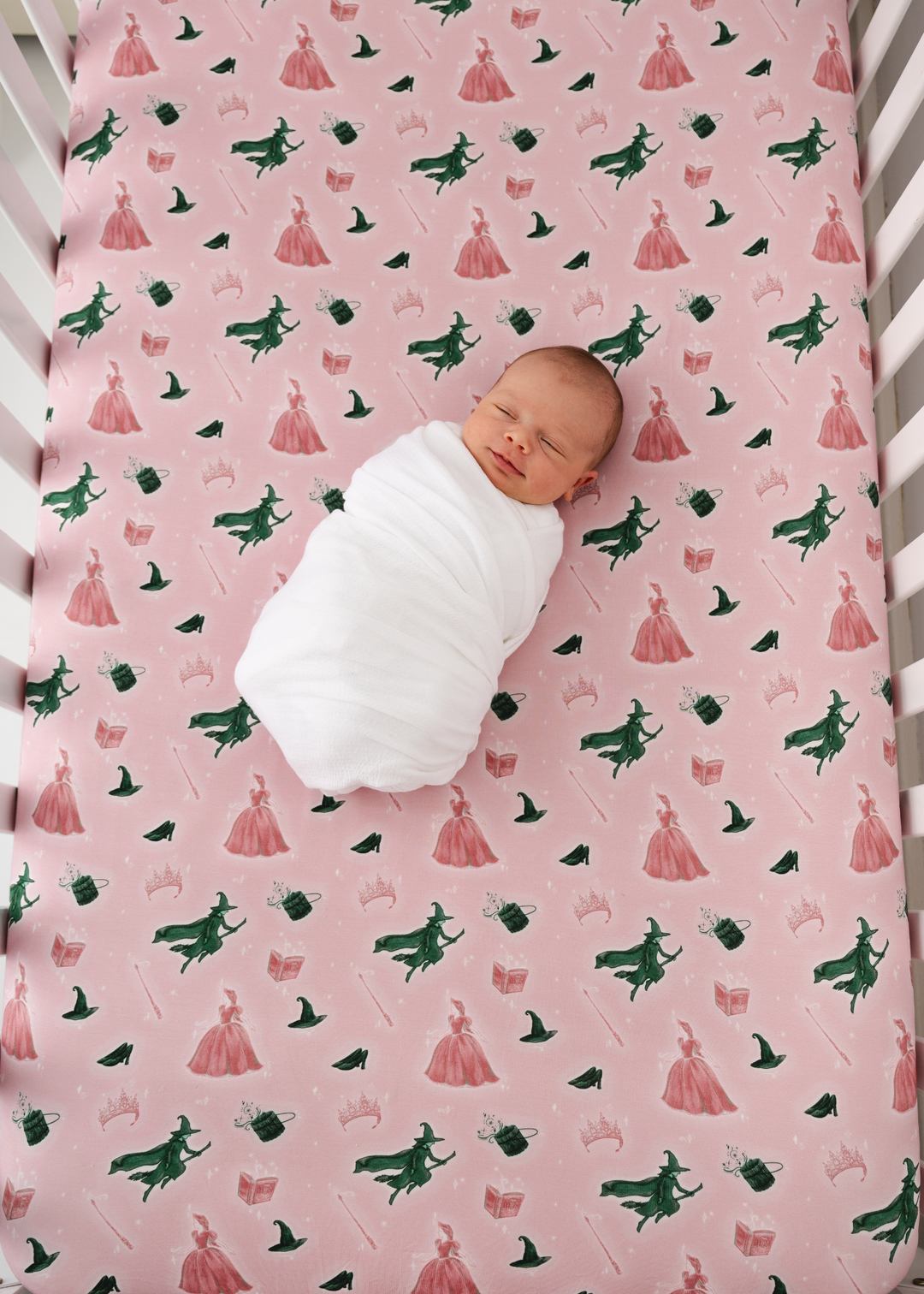 Good Witch Bad Witch Bamboo Crib Sheet