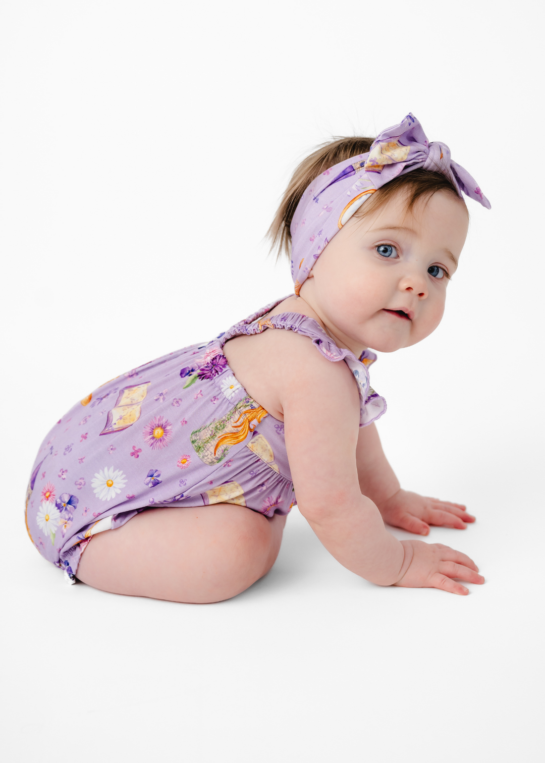 Rapunzel Baby Bubble Romper