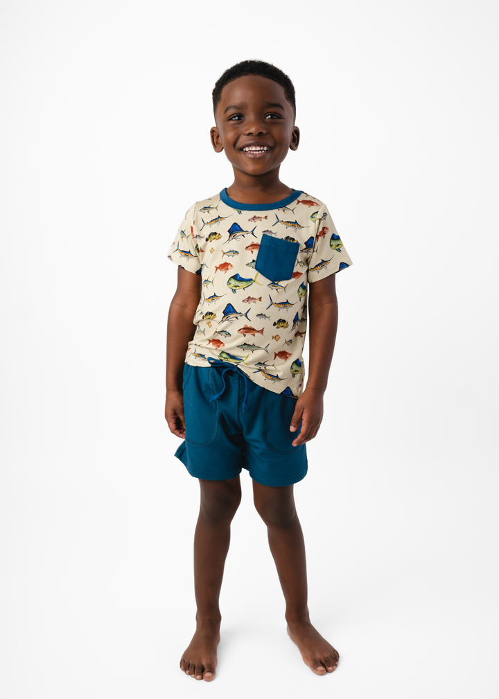 Deep Sea Fishing Pocket Tee & Short Set