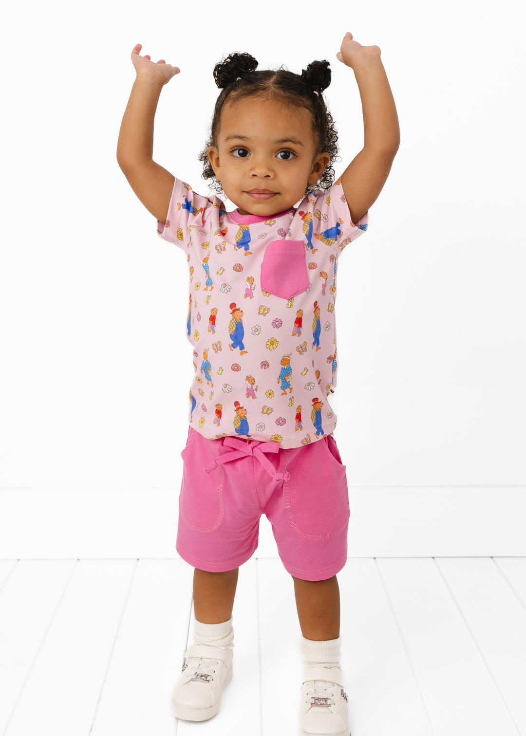 Berenstain Bears® Floral Pocket Tee & Short Sets