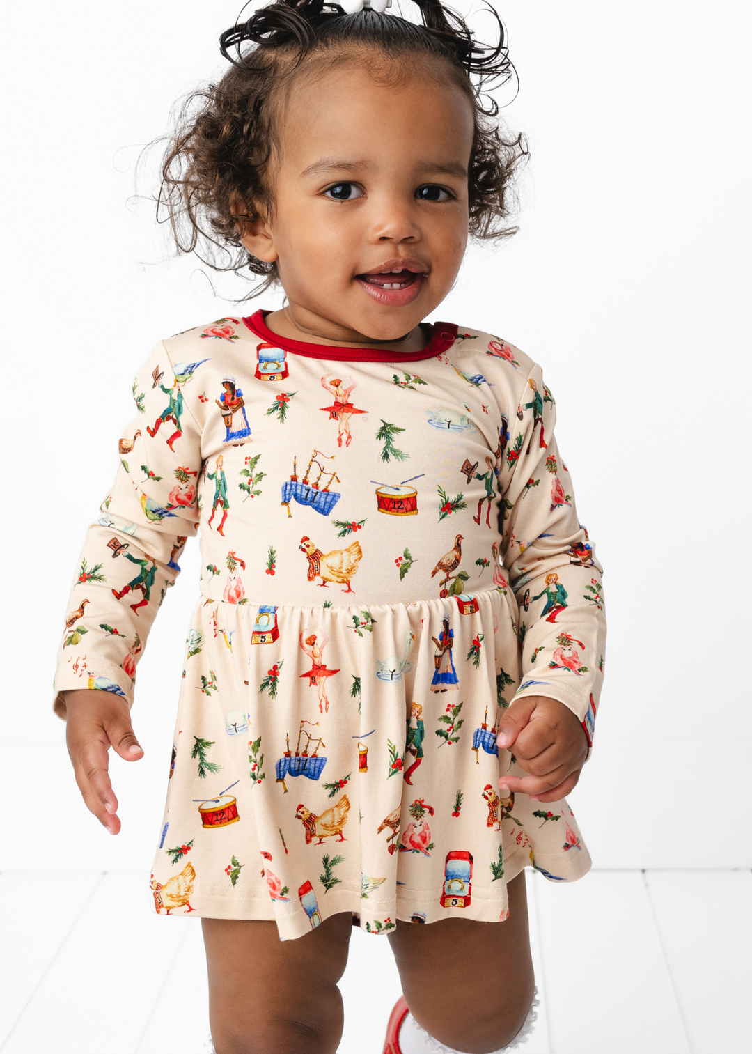 12 Days of Christmas Bamboo Baby Dress