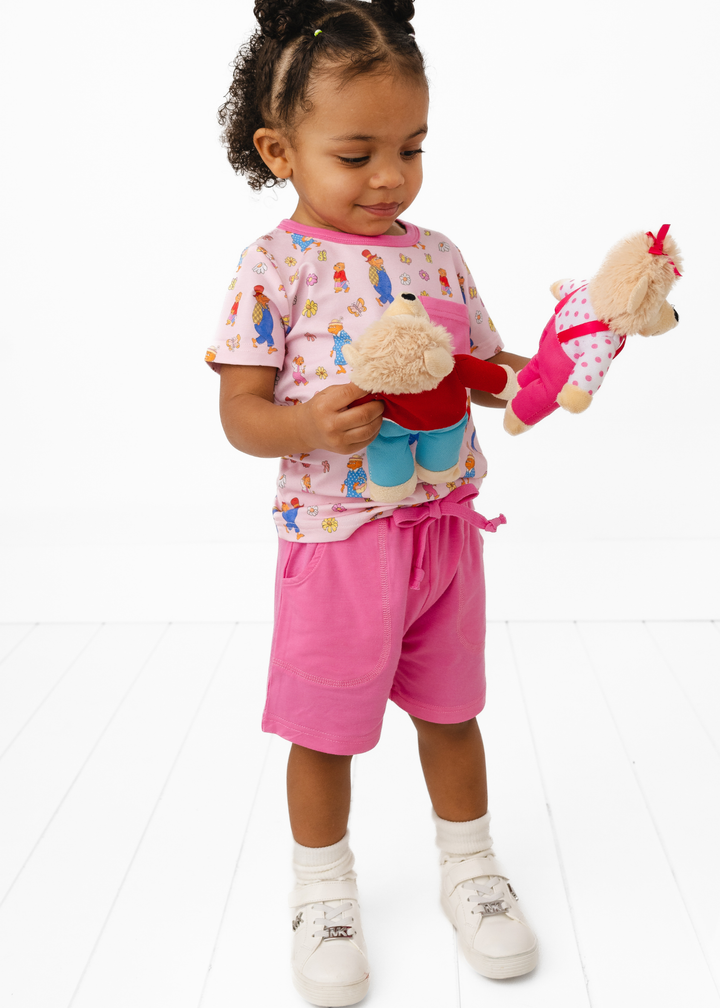 Berenstain Bears® Floral Pocket Tee & Short Sets