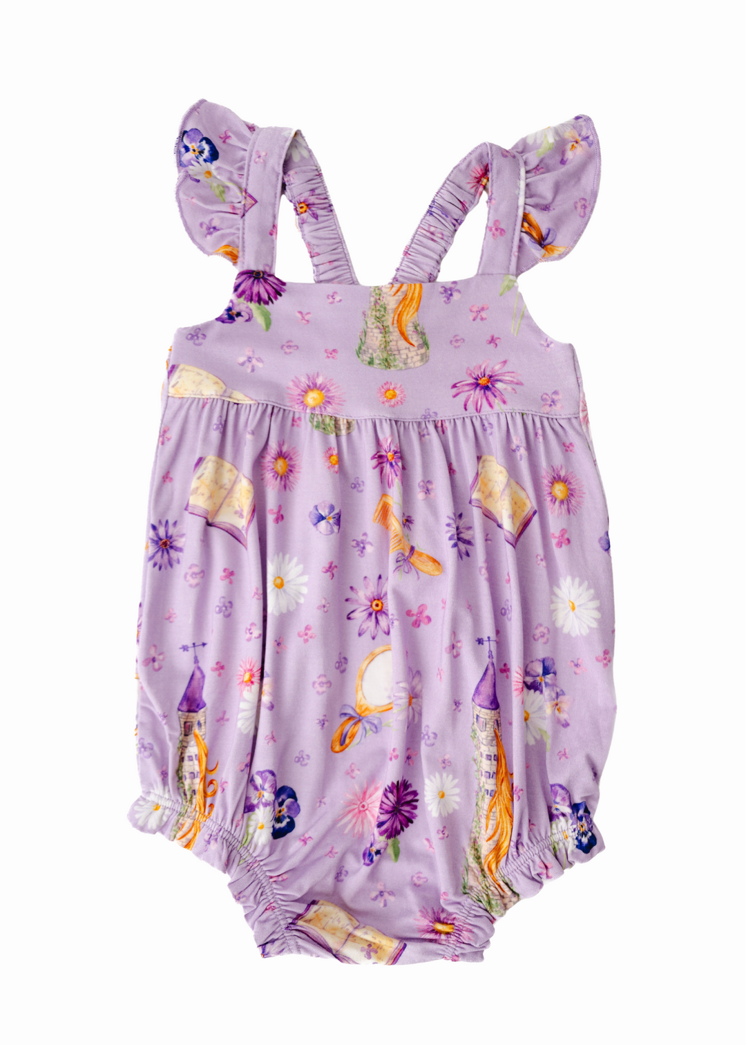 Rapunzel Baby Bubble Romper