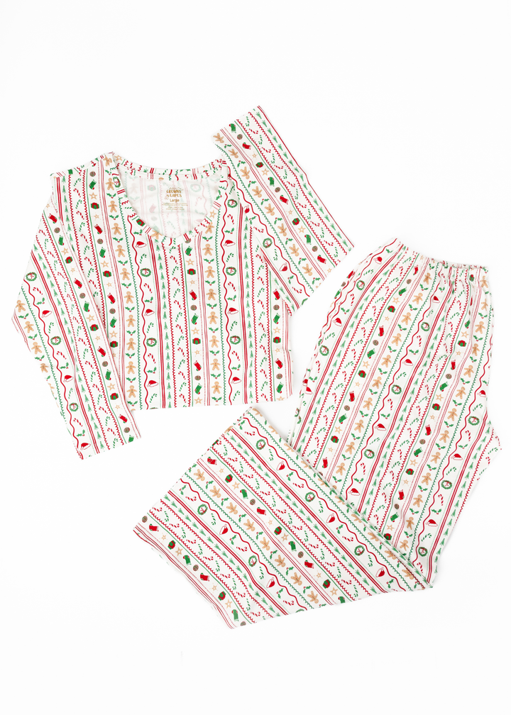 *PREORDER" White Christmas Women's Cozy Pajama Set