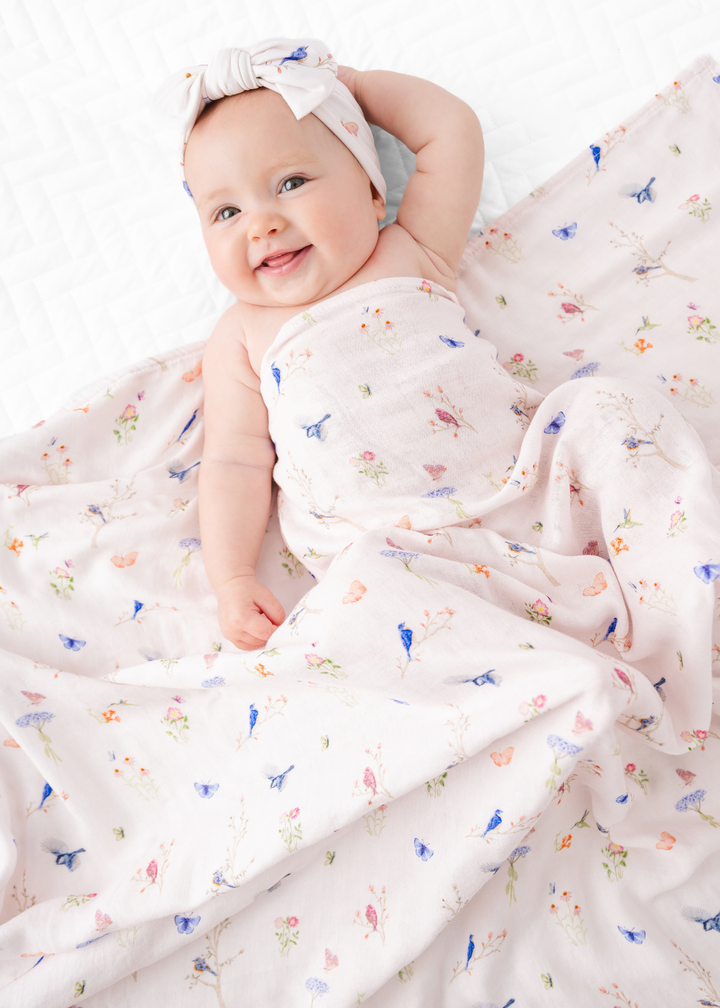 Willow Garden Swaddle Blanket