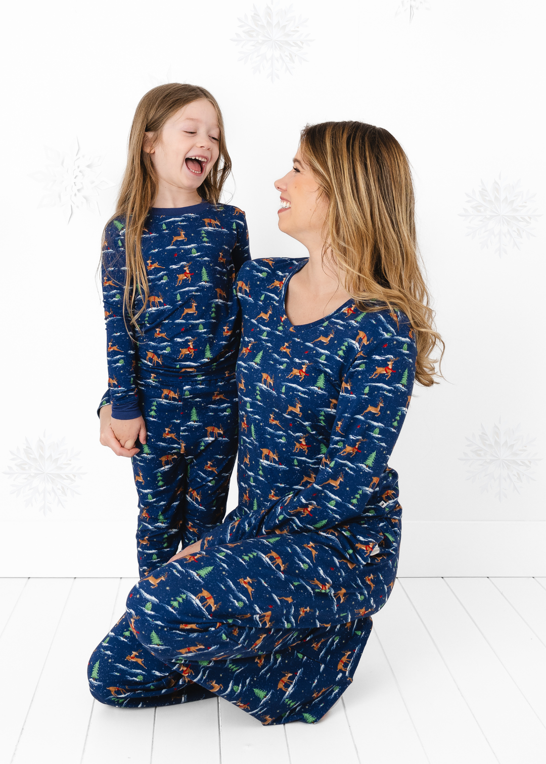 *PREORDER" Reindeer Christmas Women's Cozy Pajama Set