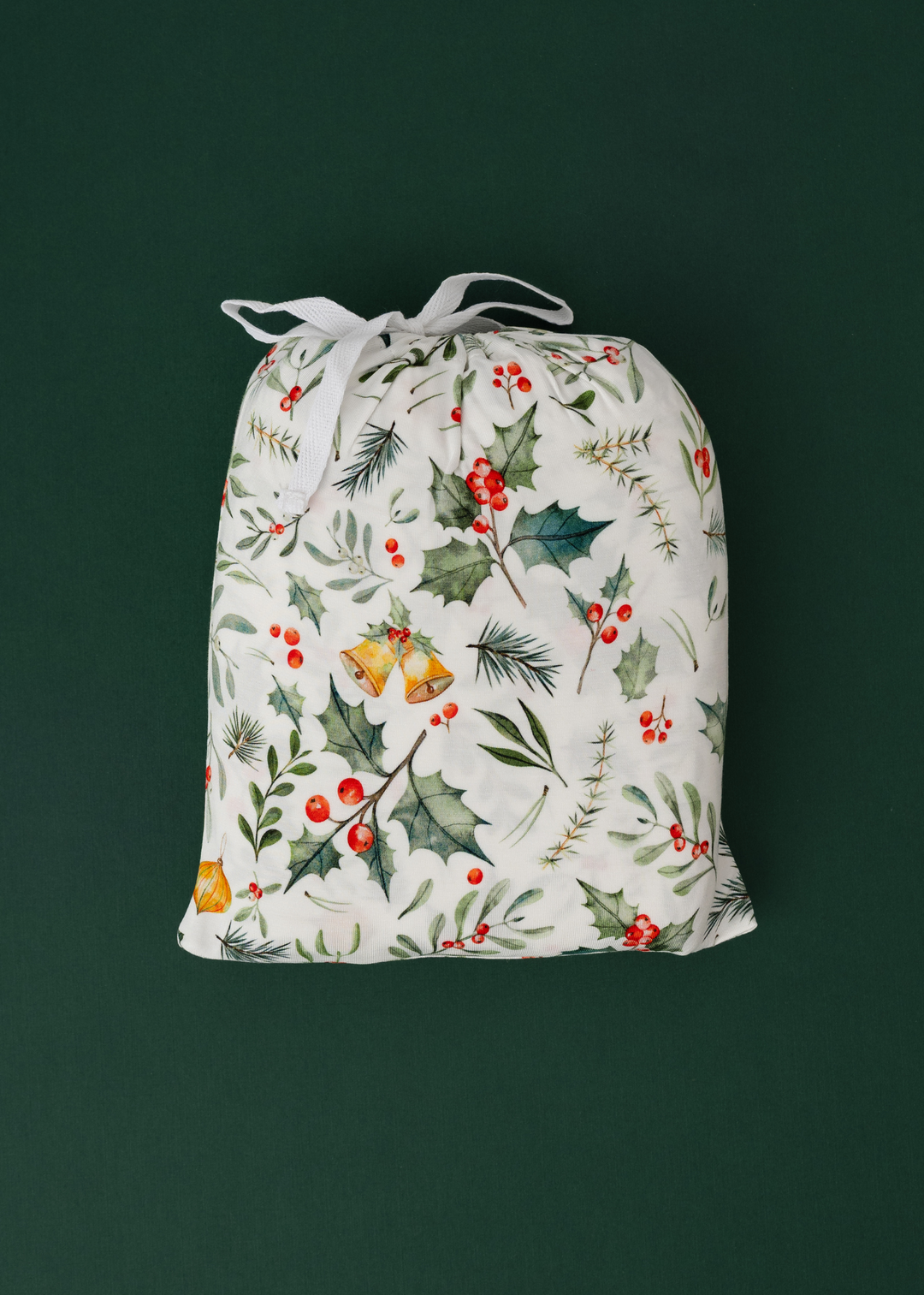 Holly Jolly Christmas Bamboo Crib Sheet